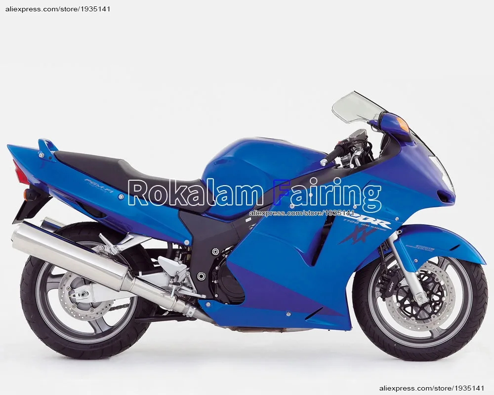 

For Honda CBR1100XX 96-07 CBR 1100 XX 1996-2007 Blue Body Kit Aftermarket Motorcycle Fairing (Injection molding)