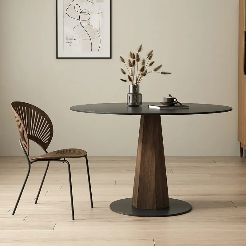 Luxury Dining Tables French Induction Children'S Shipping Raw Wood Dining Tables Walnut Marble Mesas De Jantar Kitchen Furniture