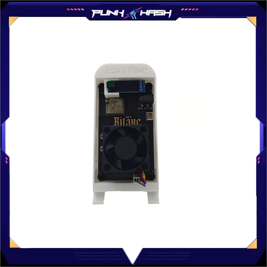 

Bitaxe Gamma 601 Solo Miner 1.2TH/S BM1370 Asic Chip 18W de Antminer S21 Pro Bitcoin BTC Miner con soporte