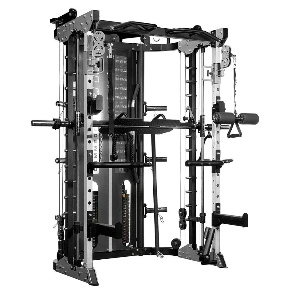 

Commercial And Home Fitness Equipment 3D Smith Machine Multi Function Station Power Half Squat Rack