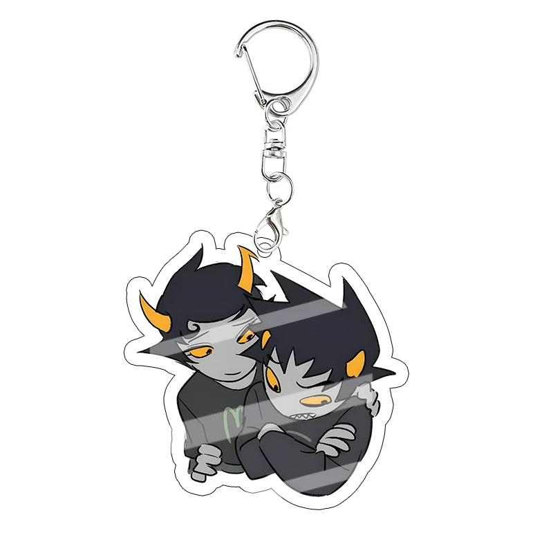 Homestuck AdiosToreador Dave Acryl-Schlüsselanhänger Dekorationszubehör Anhänger Schlüsselanhänger Figuren Mädchen Tasche Geburtstagsgeschenk – Detail 21