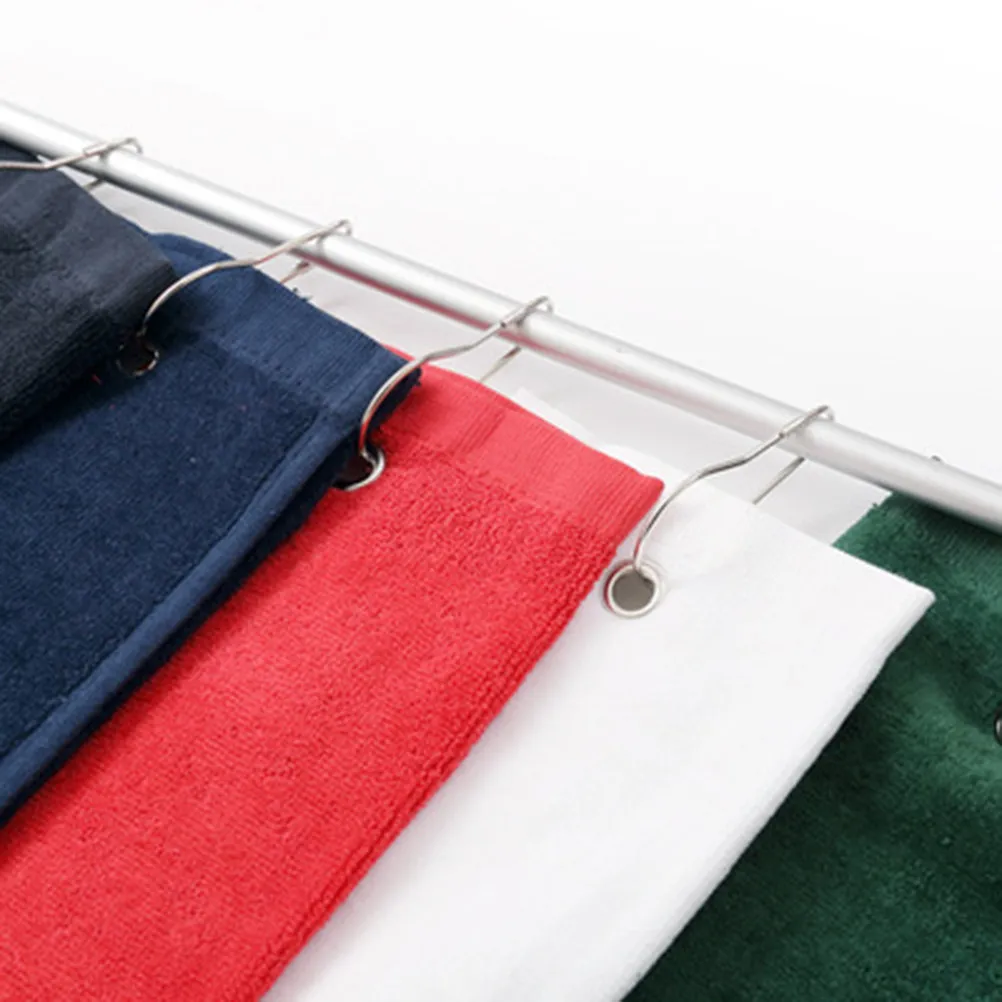 

Спортивное полотенце для гольфа, зеленое, флисовое, размер 40x65 см, супервпитывающее, быстросохнущее, с петлей для подвешивания, для головок клюшек, рукояток, мячей, рук