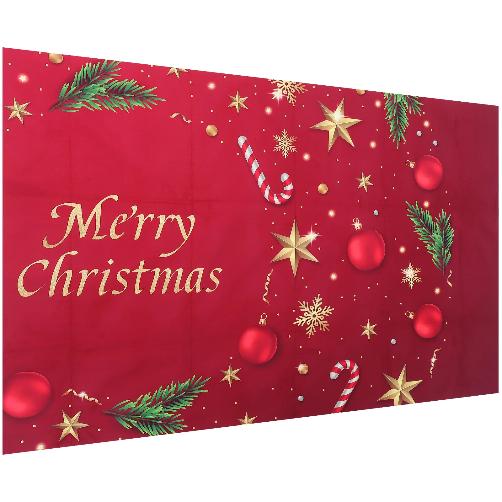 

Xmas Backdrop Cloth Christmas Wall Decorative Banner for Party Photography Background Home Xmas Supplies Scene Prop Interior