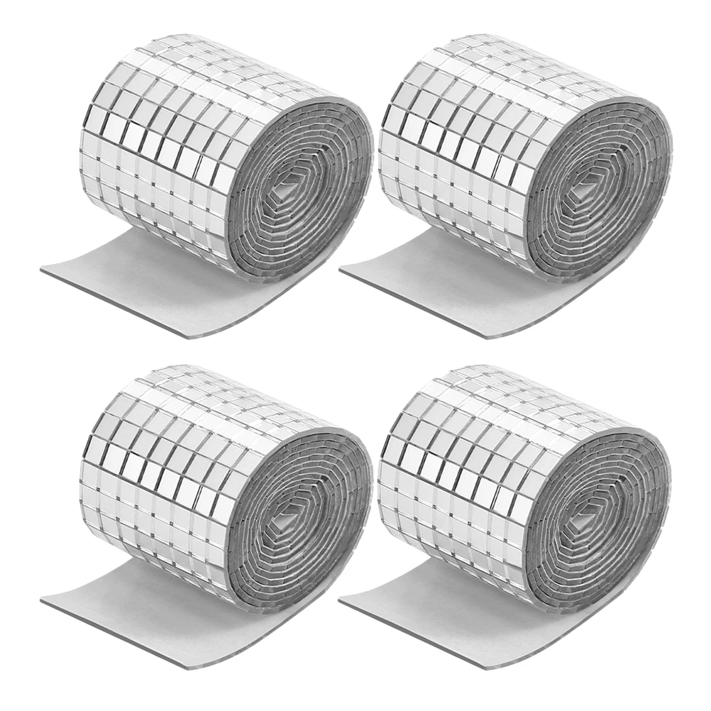 

4 Pcs Wall Sticker Bathroom Tiles Decoration Patch for Diy Crafts Small Acrylic