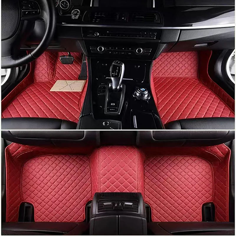 

Leather car floor mats For Cadillac ATS CTS SRX XTS Escalade CT4 CT5 CT6 accessories Automobiles para auto Vehicle supplies tpe