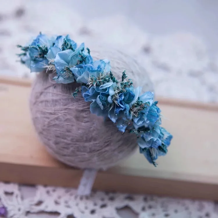 Baby Hoofdband Pasgeboren Fotografie Rekwisieten Bloem Hoofdband Haaraccessoires Hoofddeksels