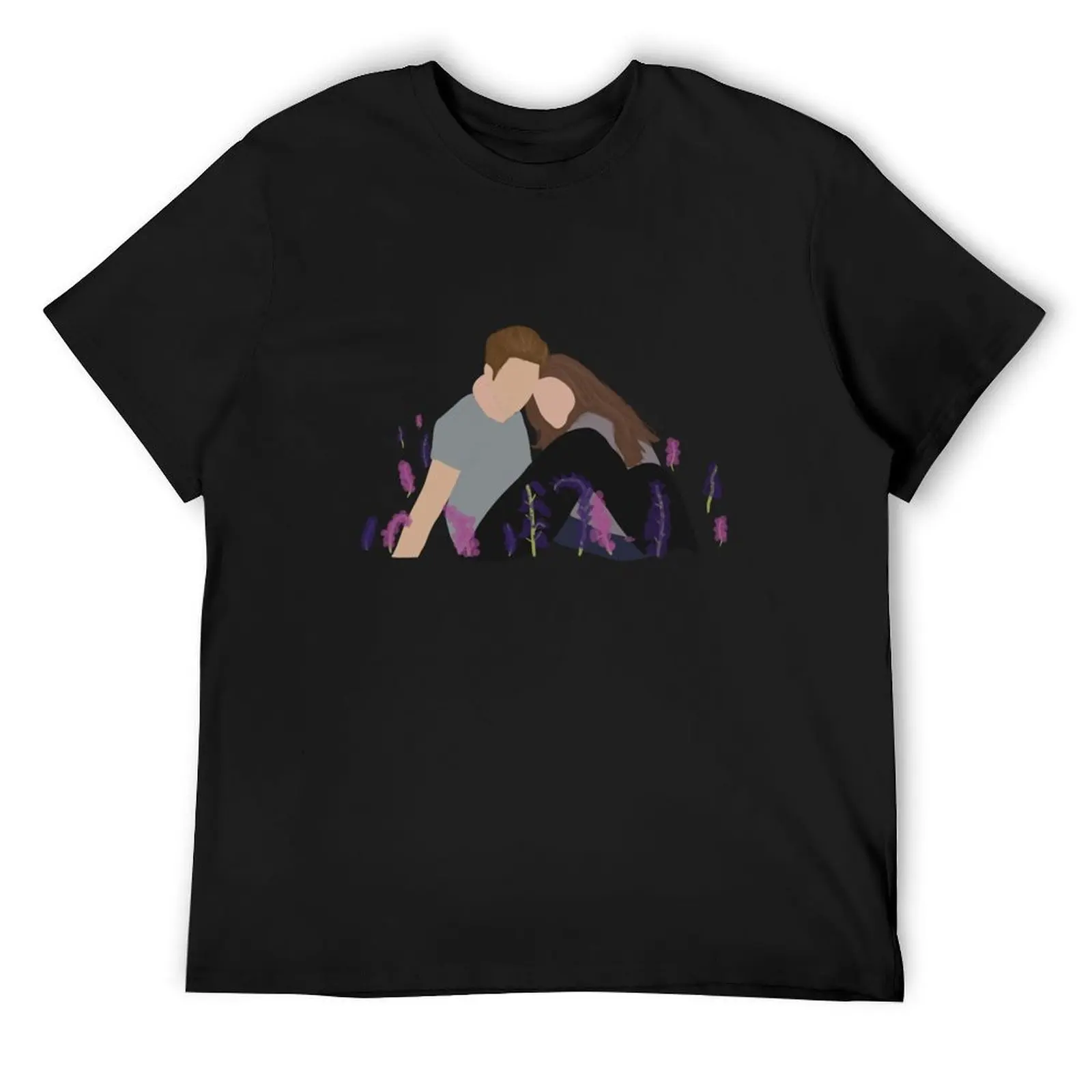 

Bella and Edward meadow T-Shirt graphics graphic t shirt vintage blanks graphic tee shirt men tshirt
