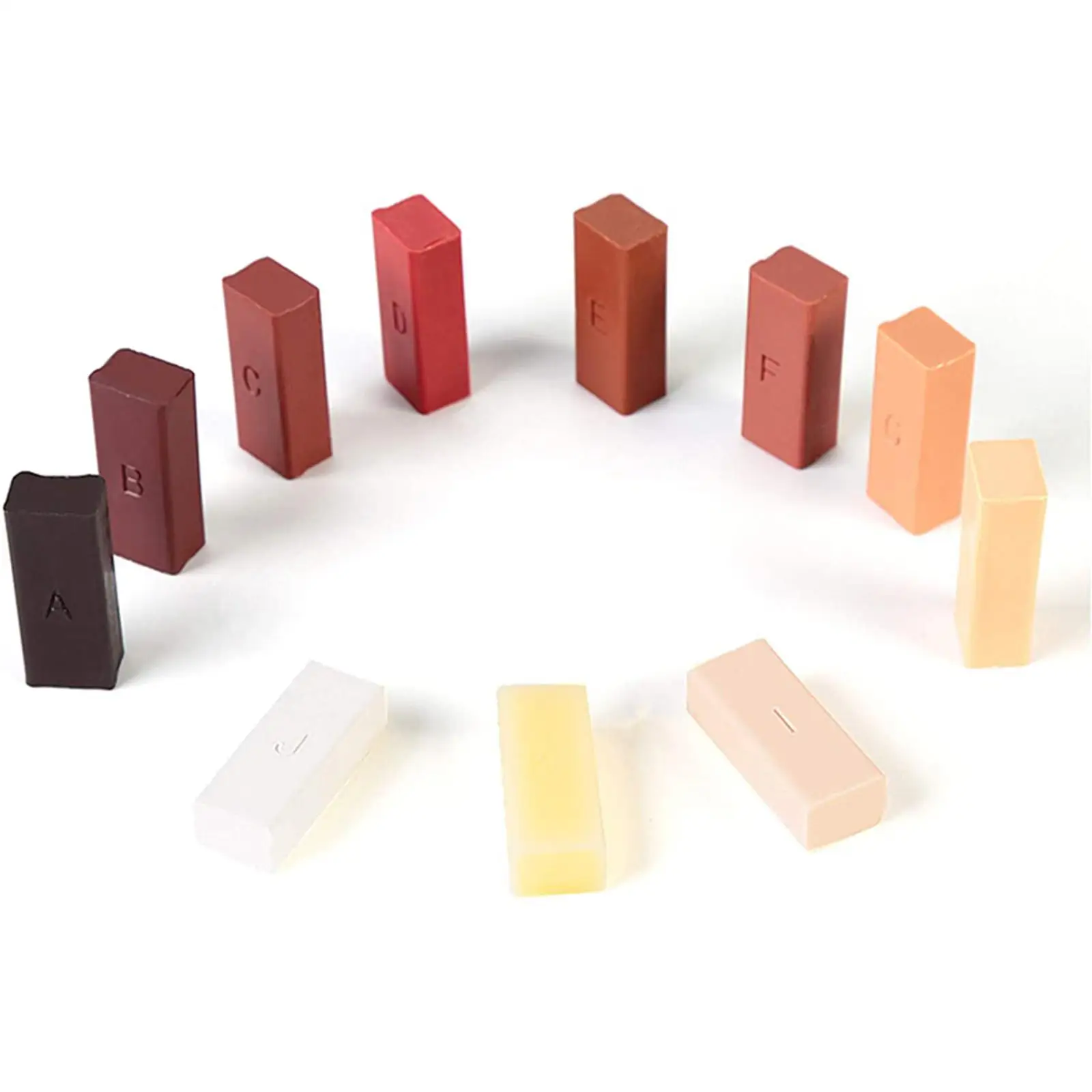 Laminate Floor Wax System Repair Kit Multi Color Restorer Blocks for Home Furniture Cabinet Worktop Fix