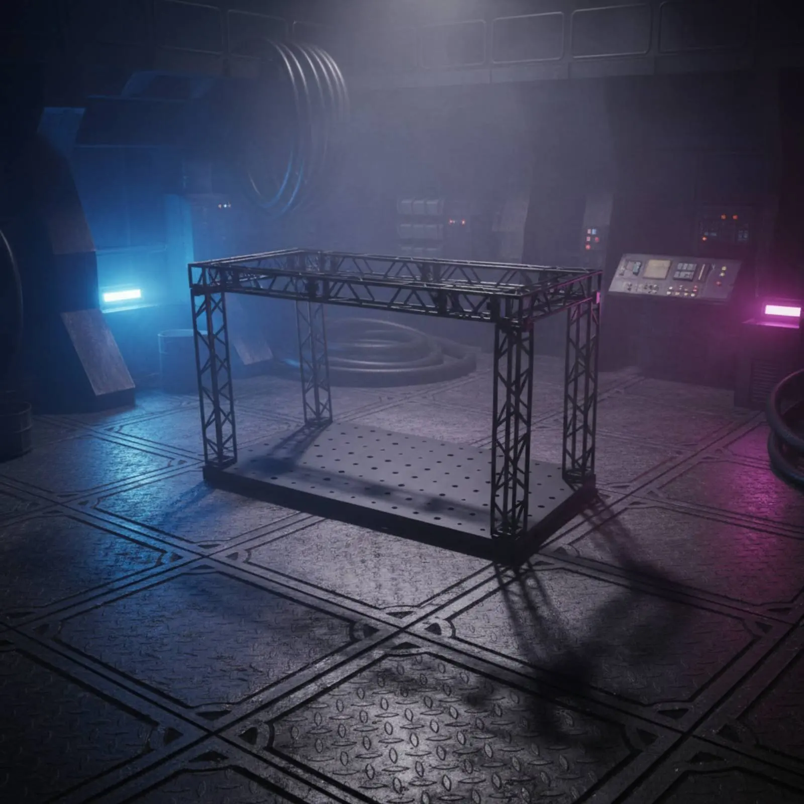 

DIY Hangar Display Base Configurable Design Illuminated-up Display Stage Action Figure Concert Stage