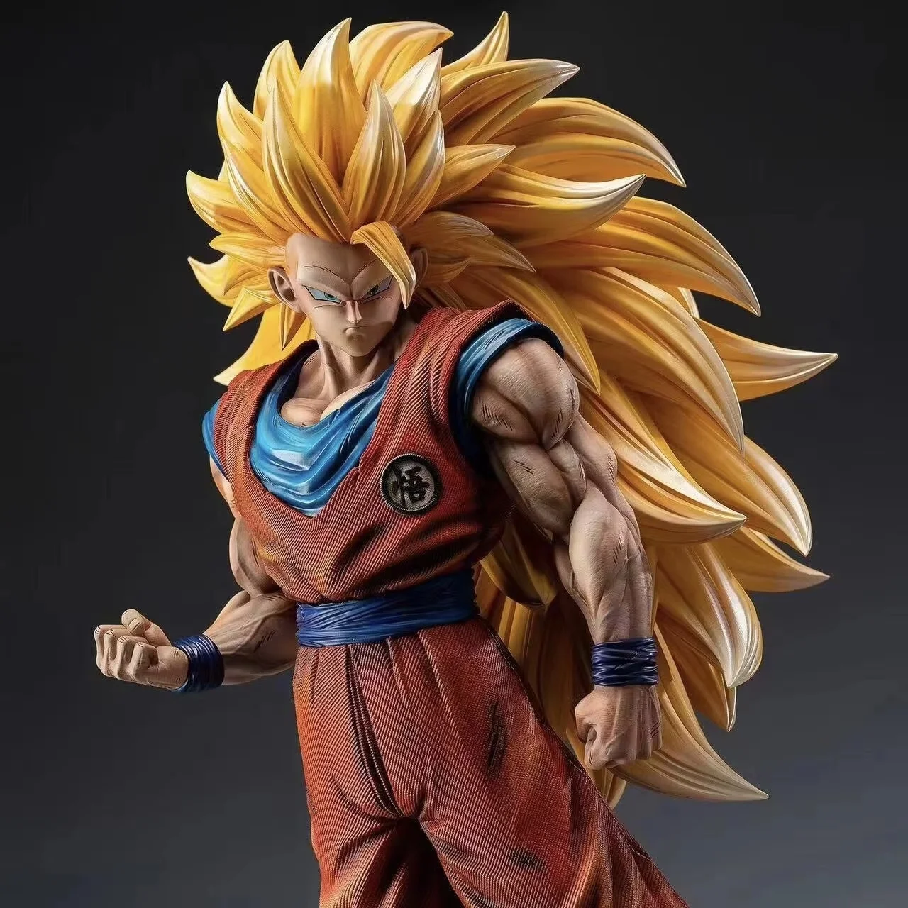 

Super Saiyan 3 Goku Dragon Ball Anime One Fourth Scale 56cm Oversized Gk Statue Collectible Model Decoration For Adult