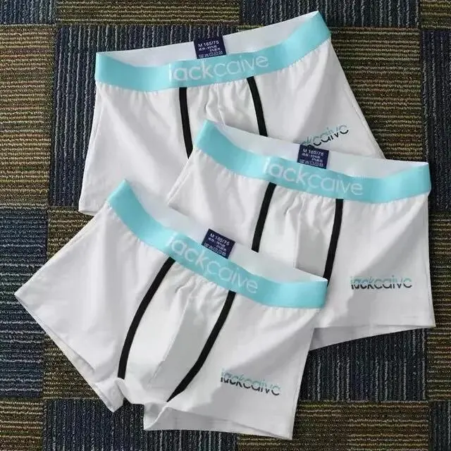 3 Stuks Mannelijke Slipje Katoen Heren Ondergoed Boxers Ademende Man Boxer Gedrukt Onderbroek Comfortabele Shorts Mannen Ondergoed M-3XL