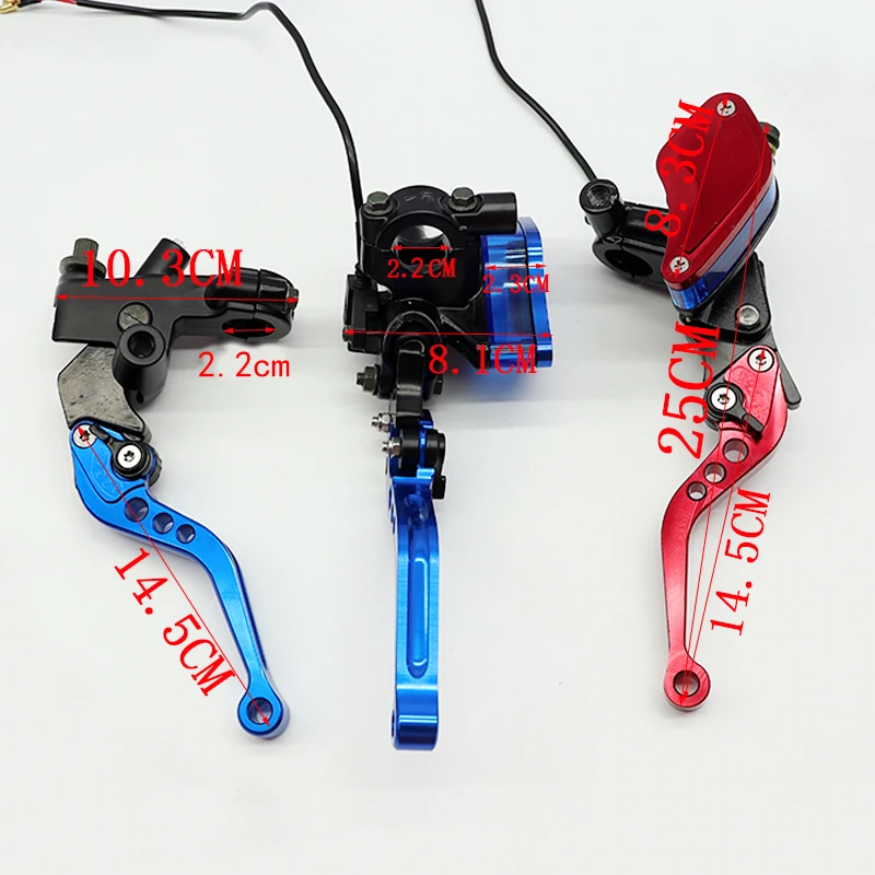 22 مللي متر دواسة فرامل مضخة أسطوانة رئيسية مقابض دراجة نارية رافعة المقود قابض هيدروليكي اكسسوارات ل ATV الكهربائية موتو