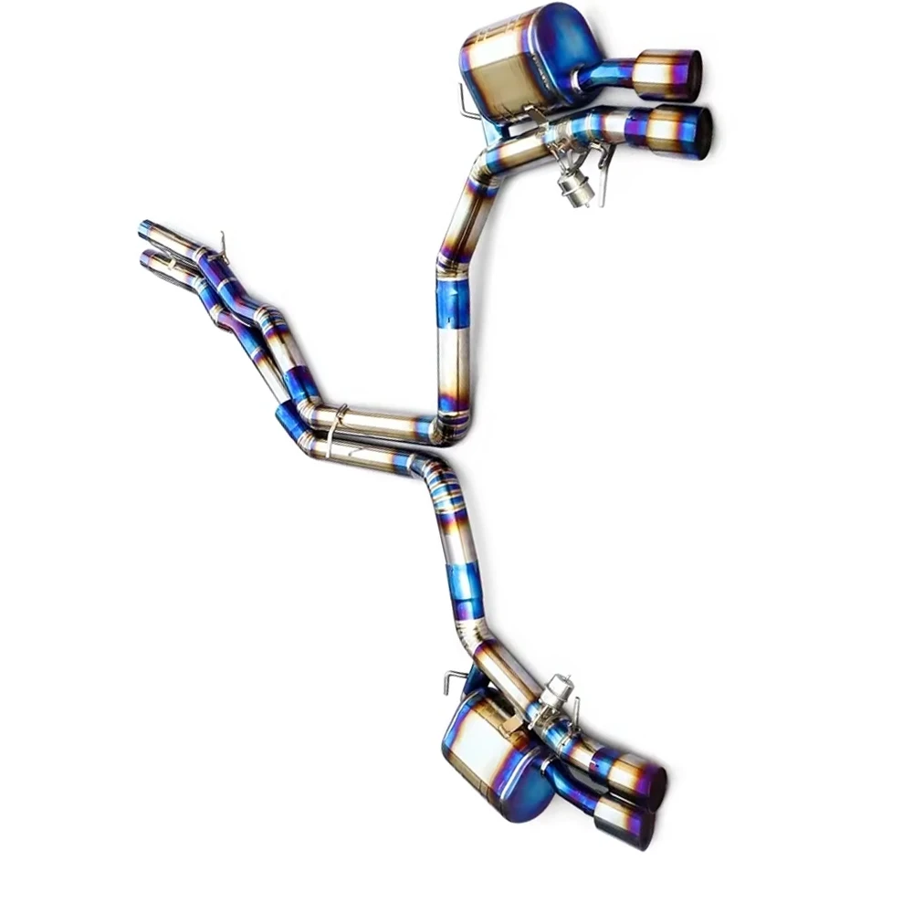 

Titanium Catback Exhaust System with Valve for Audi A6 A7 C8 3.0T 2019-2022 Performance Valved Exhaust Retrofit