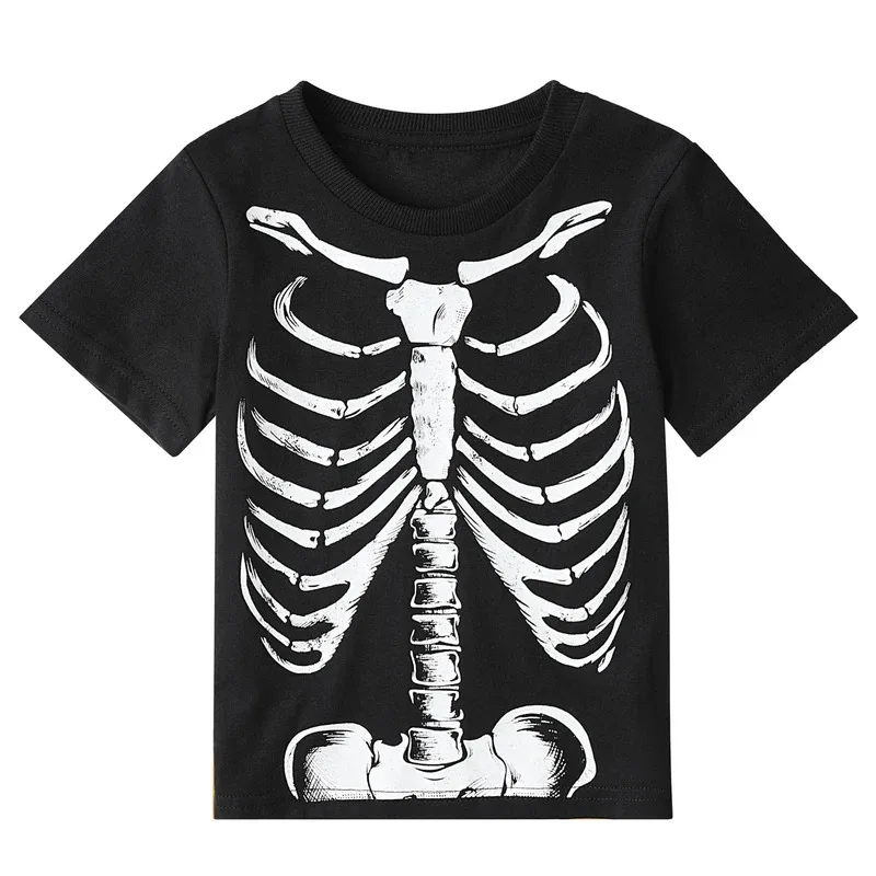 Sky01 Kids Carnaval Kostuum Jongens Piraat T-shirt Peuter Piloot Politie Cosplay Kleding Halloween Prins Gedrukt Tee Korte SleWd01 @