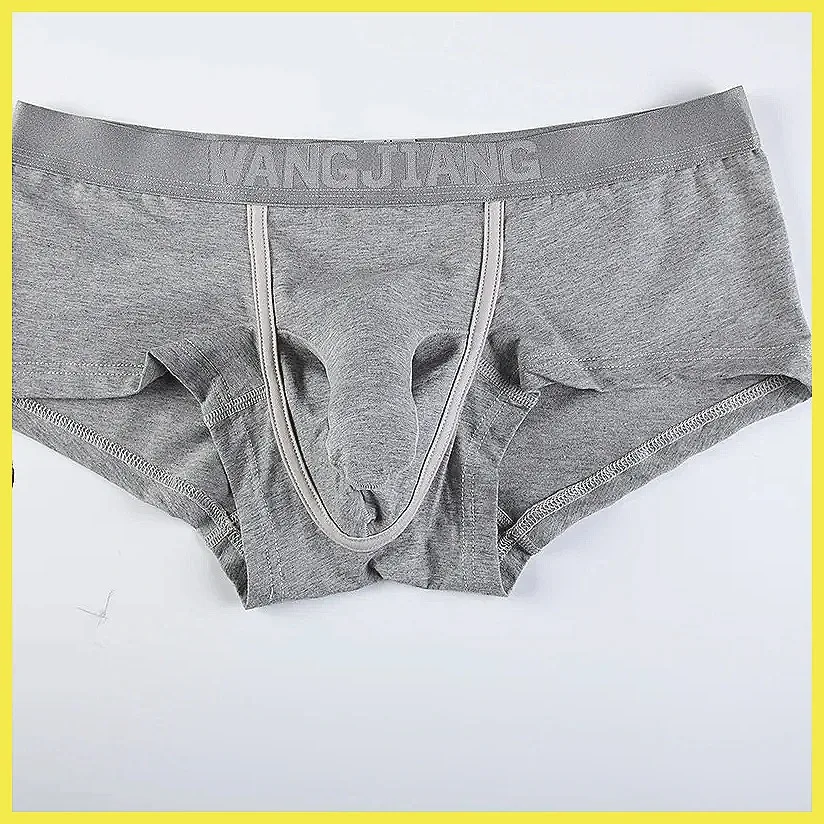 

Мужские хлопковые боксеры с низкой посадкой и карманом-«слоником» — сексуальное, удобное и дышащее нижнее белье S-XL