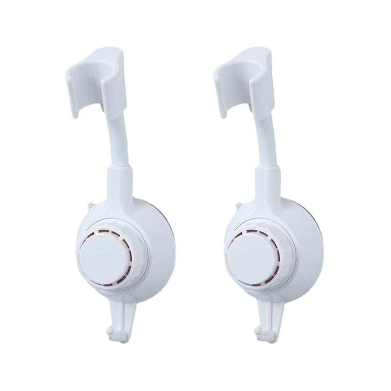 Base fixa ajustável chuveiro cabeça titular, Banheiro mão titular, 2 ventosa Rack, Spray titular