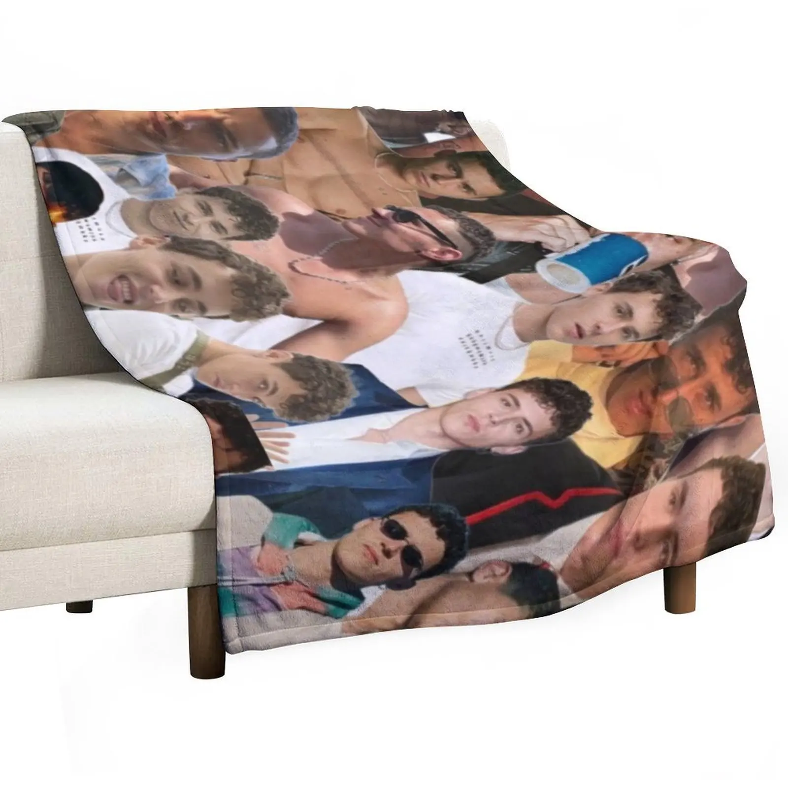 

aron piper photo collage Throw Blanket Sofa Shaggy Plaid christmas gifts Blankets