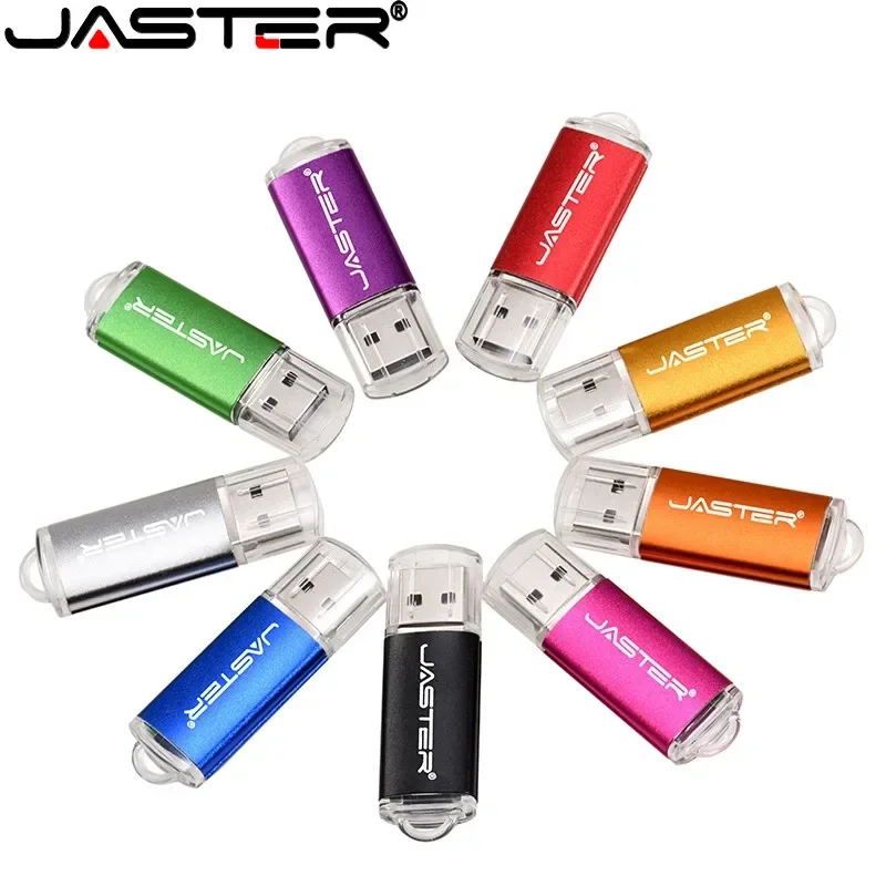 JASTER USB Flash Drive 128GB 64GB Mini Pen Drive 4GB 8GB 16GB 32GB Cle USB 2.0 Pendrive USB Stick Memory Disk Flash Drive