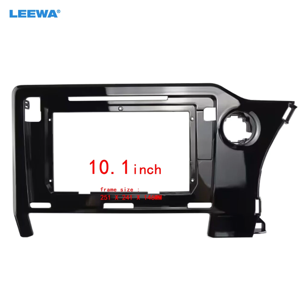 

LEEWA Car Audio 10.1" Big Screen Dash Fascia Panel Frame Kit Adapter For Toyota Noah (RHD,2022) Radio Dash Frame #CA7804