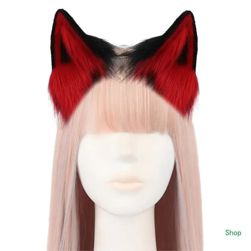 Dropship Plüsch Tier Haar Hoop Cosplay Haarnadel Katze Ohr Stirnband Haar Zubehör für Frauen Mädchen Tägliche Dekoration und