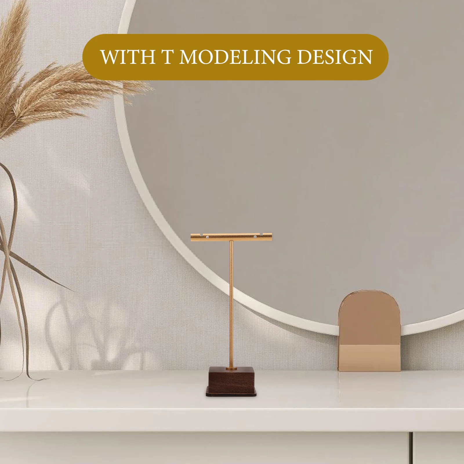 

Jewelry Display Organizer For Necklaces Earrings Bracelets Compact Necklace Rack Storage Rack Desktop Stand Gift Decor