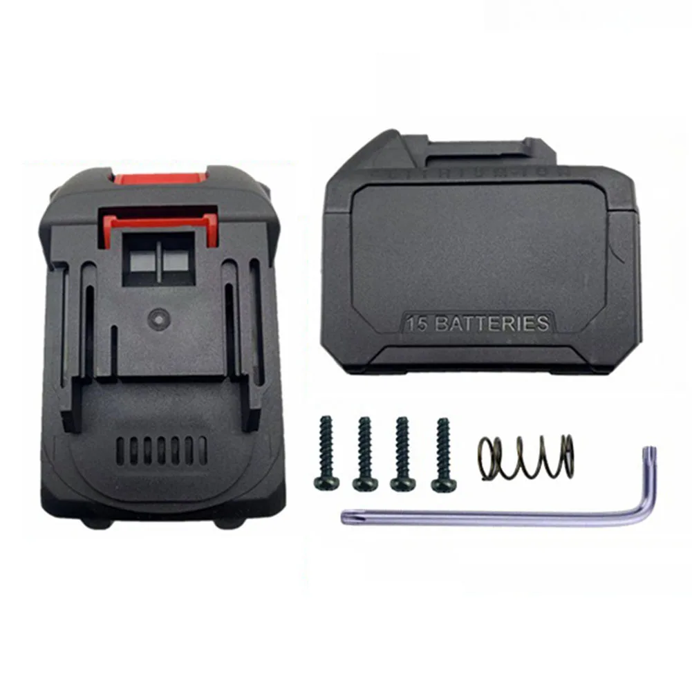 Lithium-ion Battery Box For 18V 21V Power Tools 5-cell 10-cell PCB Battery Box Plastic Storage Case With Battery PCBA Bracket