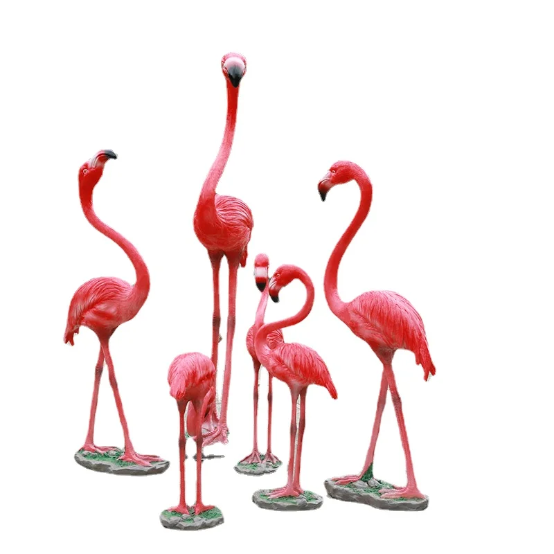 YY Flamingo Outdoor Decoration Decoration Wedding Photography Props Garden Landscape Sculpture