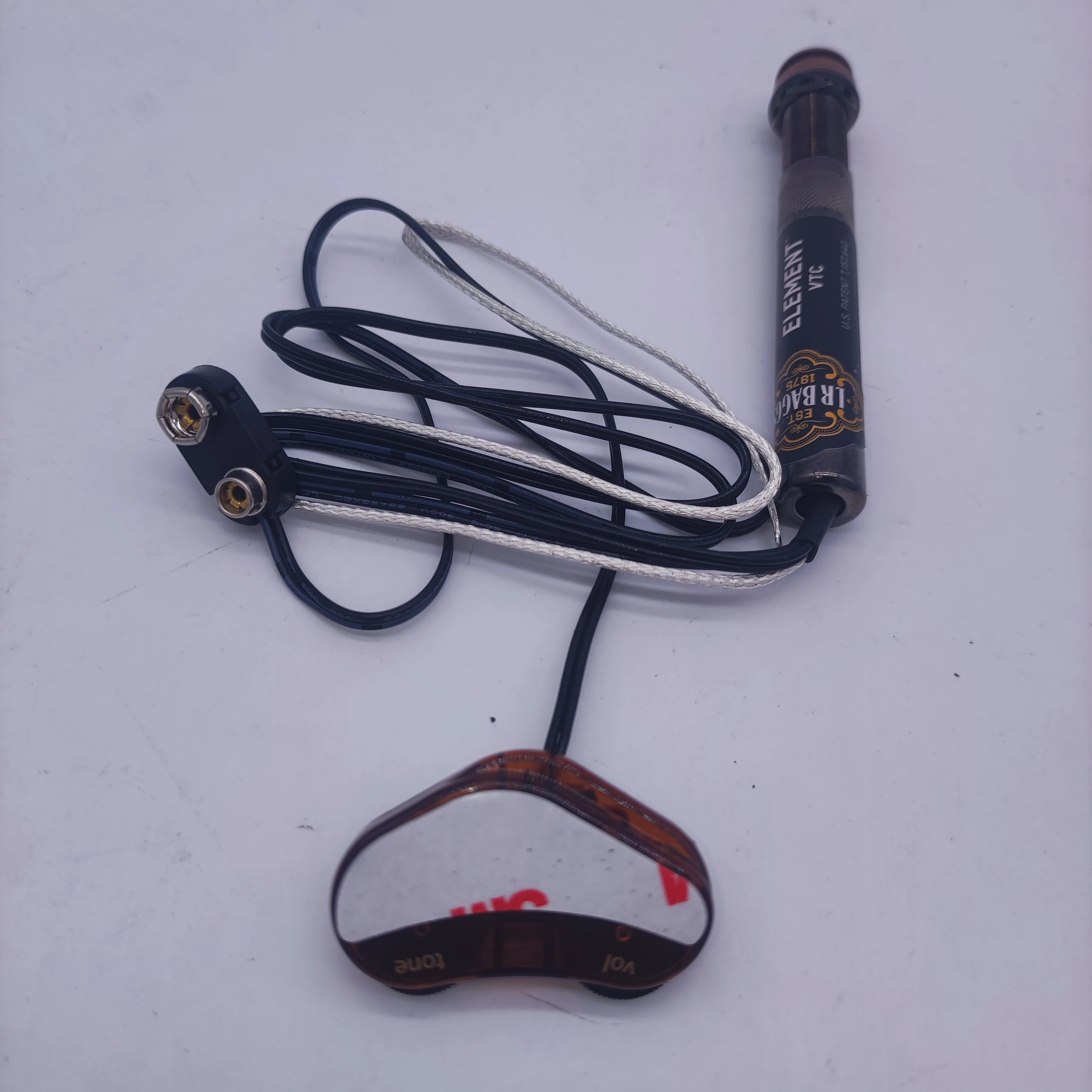 For LR Baggs Element/VTC Guitar Piezo Pickup with Single/Double Control Knob ( NO BATTERY）