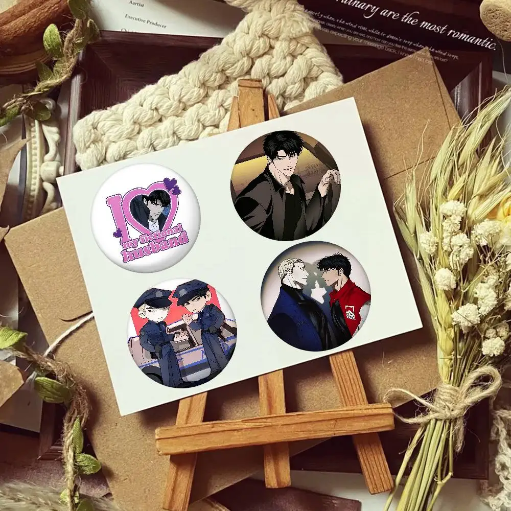 BL Shutline Hot Brooches On Backpack Decoration Round Enamel Pins For Jewelry Gifts Bag Accessorys