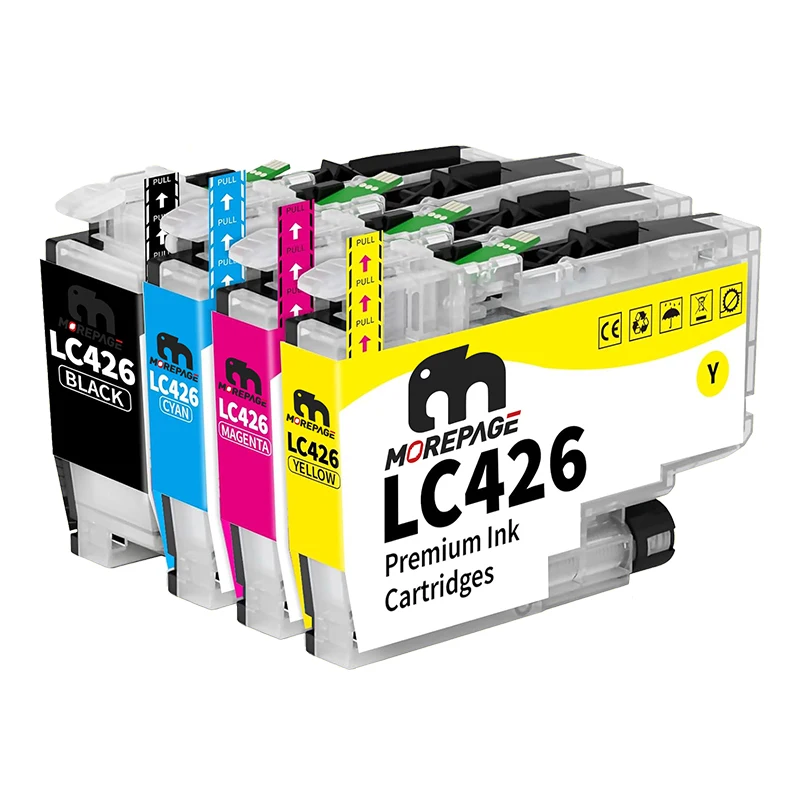 

Morepage LC426 XL LC426XL 426XL Ink Cartridge Compatible For Brother MFC-J4335DW MFC-J4340DW MFC-J4535DW MFC-J4540DW Printer
