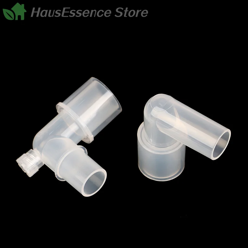 ※Anesthesia Tube L-shaped Connector Elbow Circuit Tracheal Intubation Connector 90 Degree Premium Quality Easy to Use