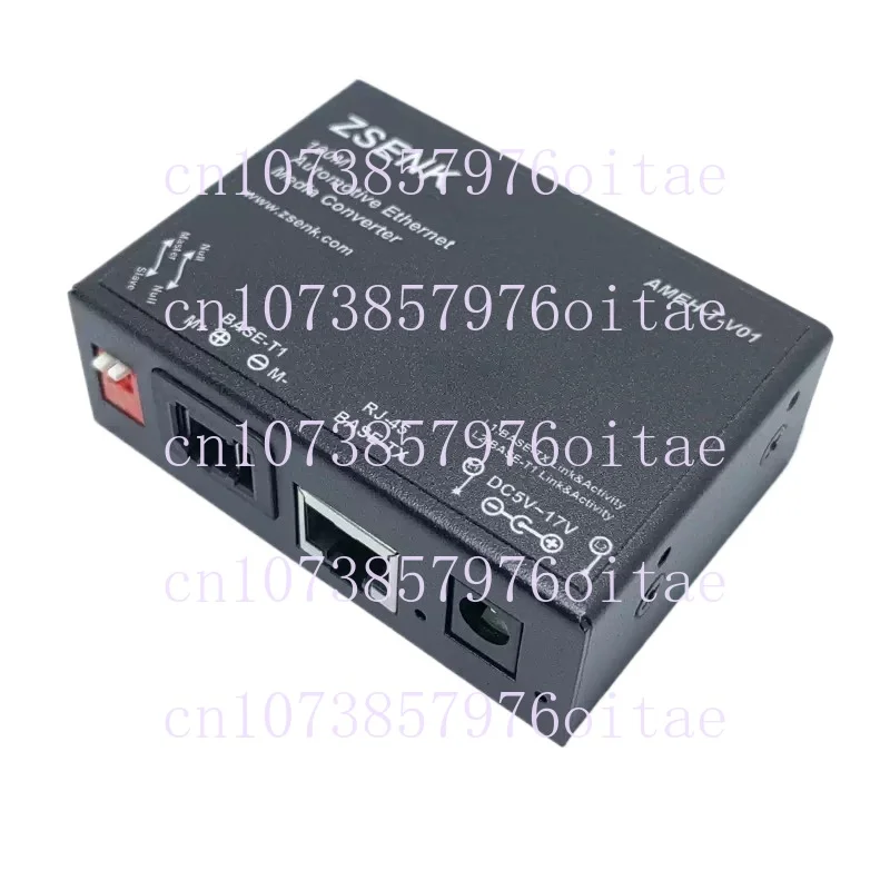 100M Car Ethernet Converter Car 100BASE-T1 To BASE-TX Ethernet RJ45 Converter