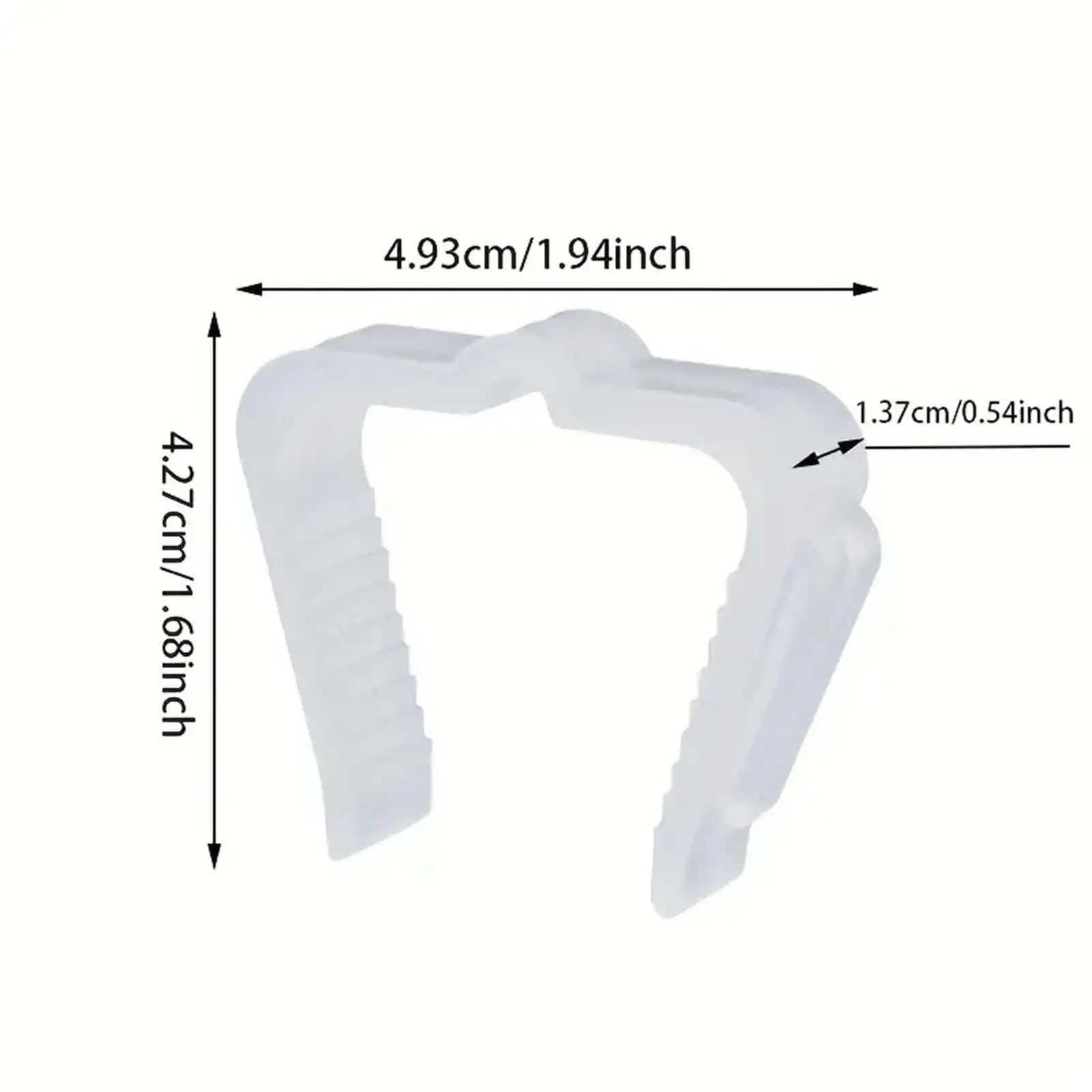 Mini U Shape Christmas Light Clips for Outdoor Hanging Gutter Hooks Weatherproof Durable Holiday Decoration for Roof Eave Fence