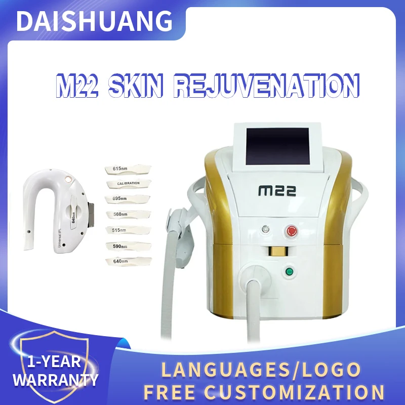 M22 Skin Rejuvenation Instrument Painless IPL Professional Whitening Spot Lightening Photorejuvenation Beauty Salon Equipment