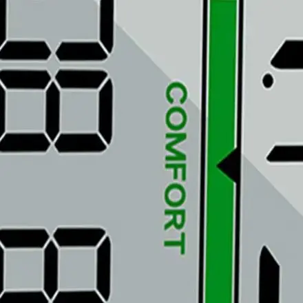 Wall Mountable Digital Clock with Multifunction LCD Display Showing Time Date Temperature Humidity and Alarm Function