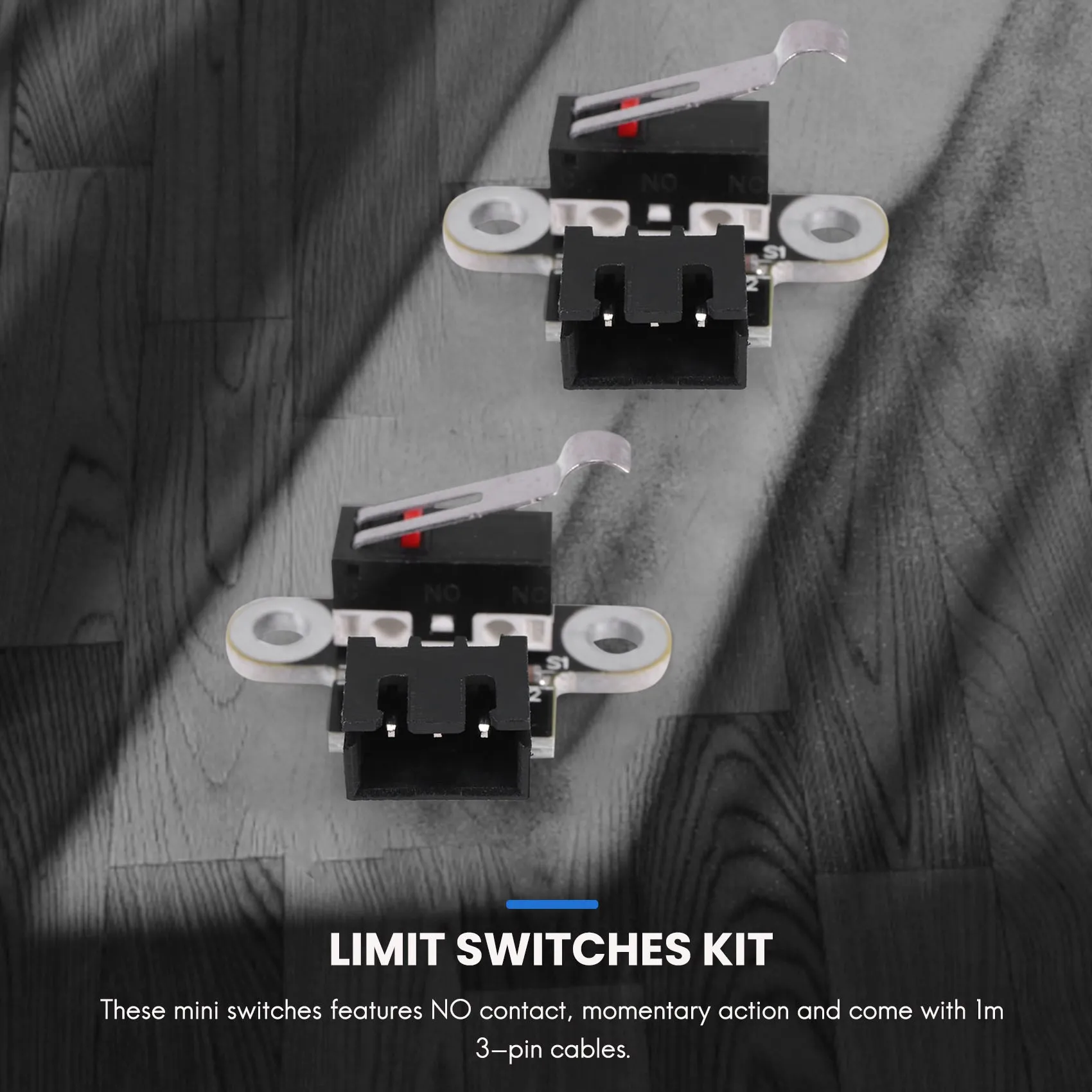 ABKW-6PCS Mini Limit Switches With 1M 3 Pin Cable For 3018-Prover/3018-MX3/3018-Prover Mach3