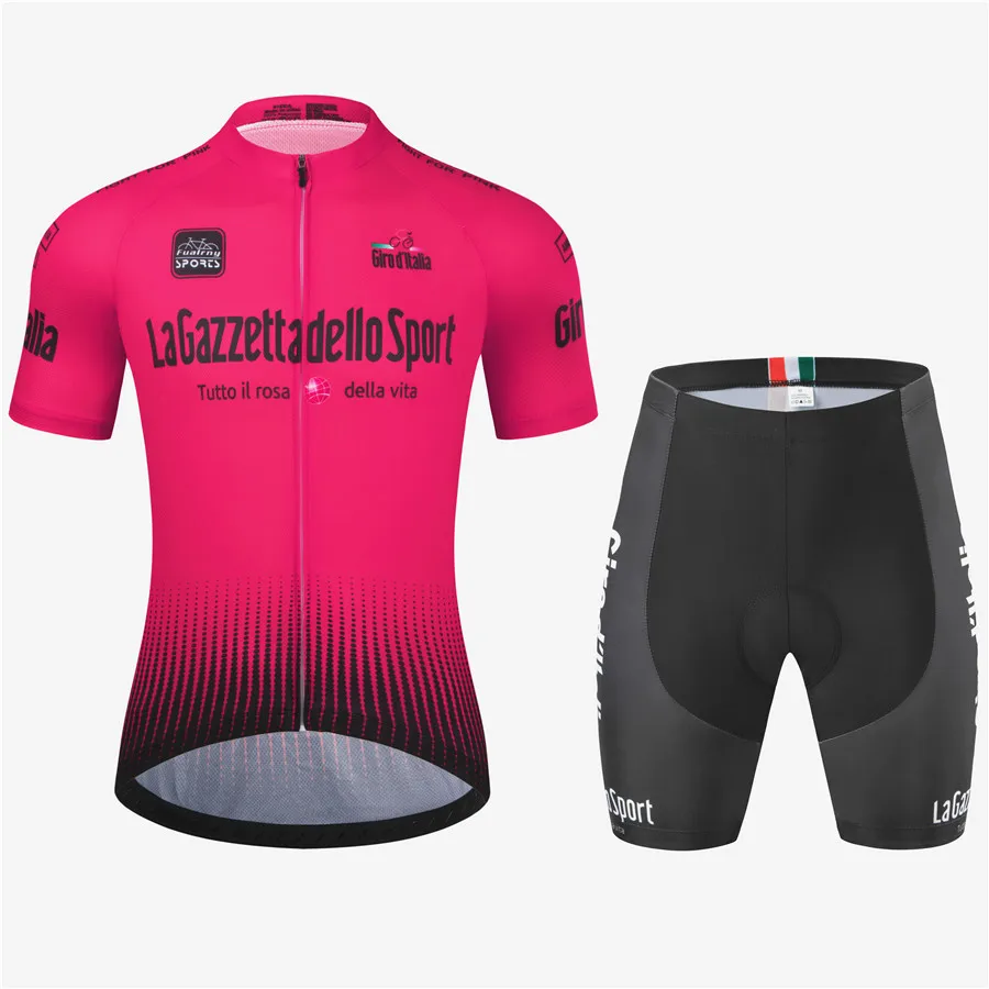 NONE Tour Of Italy Fahrradbekleidung Radtrikot Set Sommer Rennrad Kurzarm Fahrradbekleidung Herren MTB Trikot Set Sportbekleidung 5