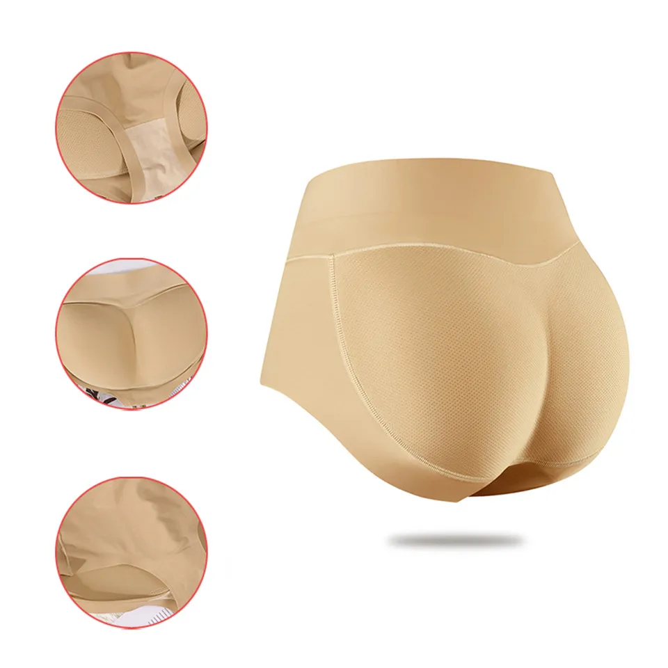 Damen-Bodyshaper mit Gesäßpolster, mittelhohe Taille, Hüftpolster, Po-Former-Unterwäsche mit Füllung – Detail 10