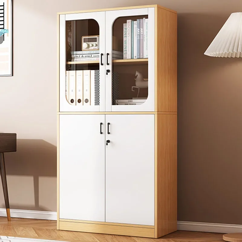 

Rangement Glass Filing Cabinet Doors Display Nordic Locker Office Cupboards Vertical Modern Armoires De Salon Modular Furniture