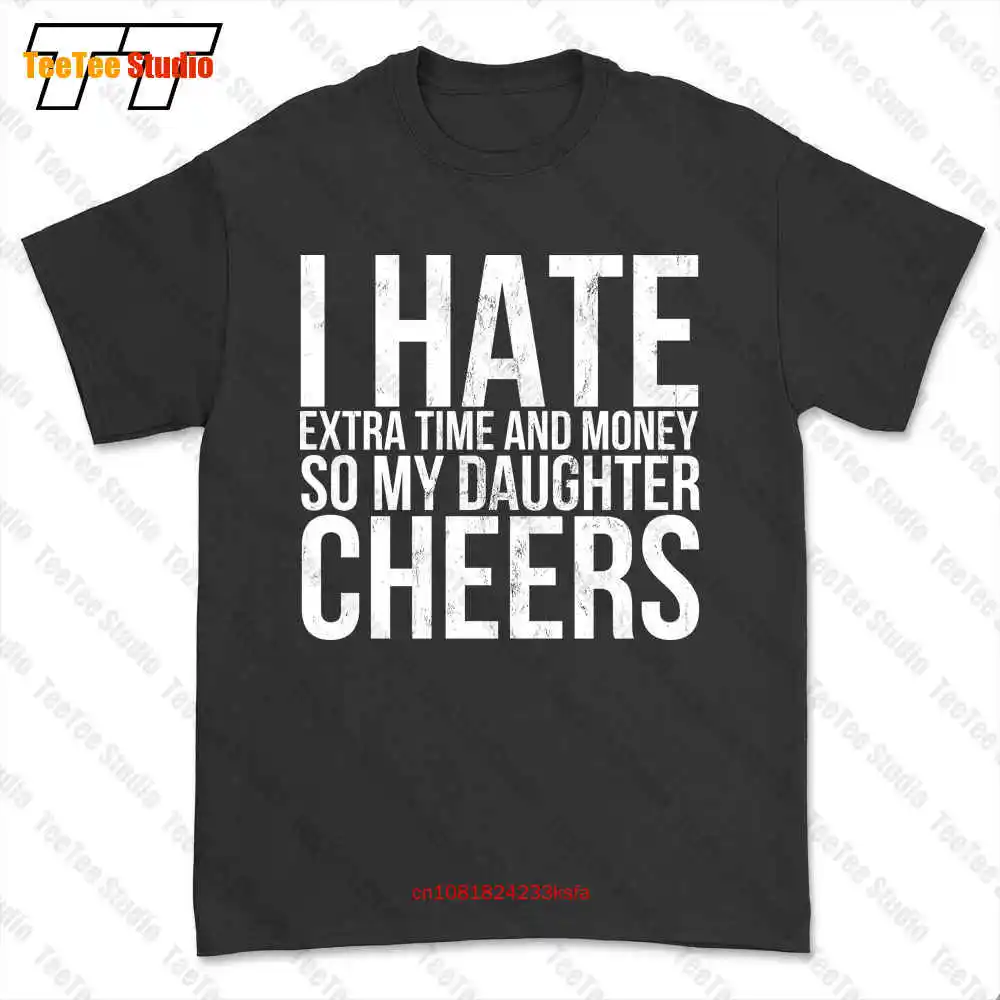 Забавная футболка для папы, родителя, Чирлидера, команды Cheer, футболка S7QI