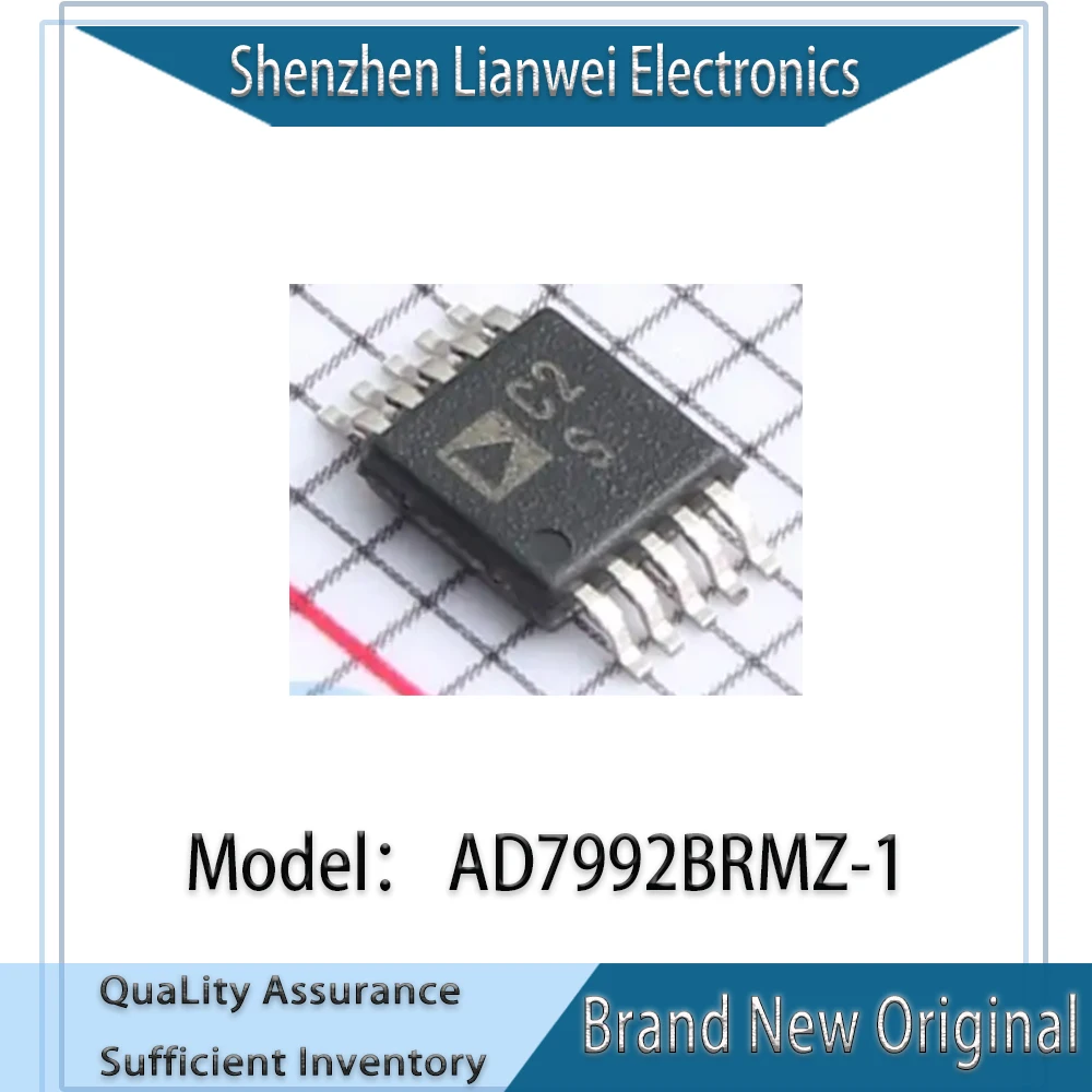 

100% New C2S AD7992BRMZ-1 AD7992BRMZ IC Chipset MSOP-10