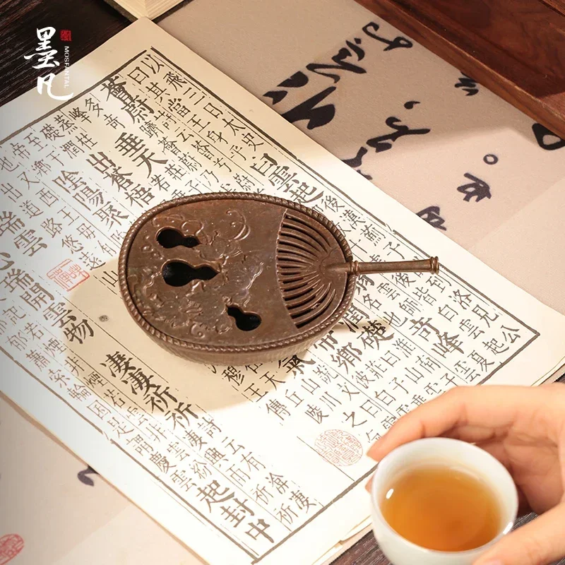 

Бамбуковая корзина, вентилятор, диск, курильница, бытовая курильница для дома, креативный орнамент