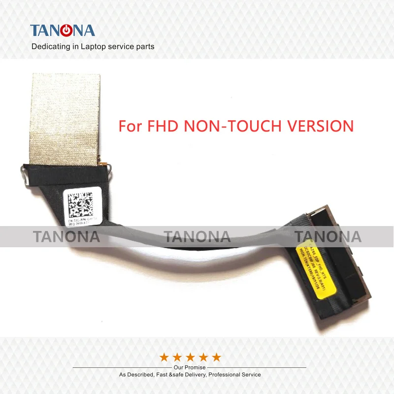 New 02CJMN 2CJMN For Dell XPS13 9370 9380 1920 Non Touch EDP FHD NTS Cable Line