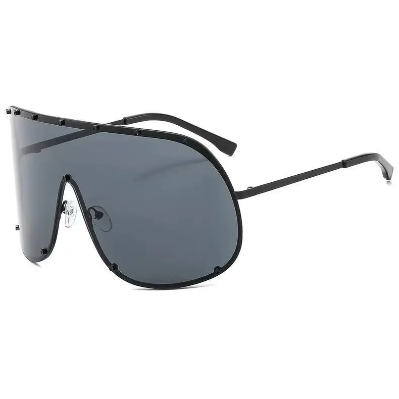 Large Frame All-in-one Punk Fashion Eyeglasses Outdoor Personalized Sunscreen Sunglasses UV400 Goggles