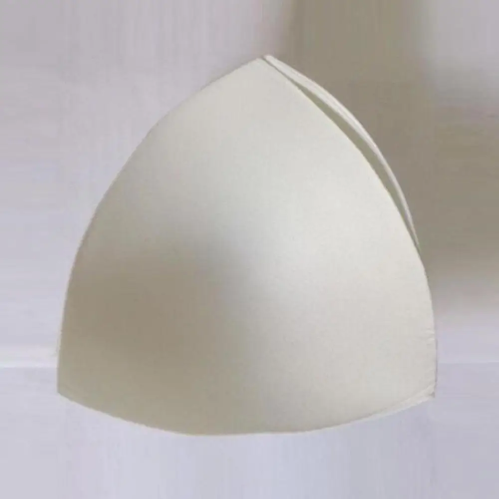 1pair Sponge Bra Pads Push Up Breast Enhancer Removeable Bra Padding Inserts Cups for Swimsuit Bikini Padding Intimates J8X7