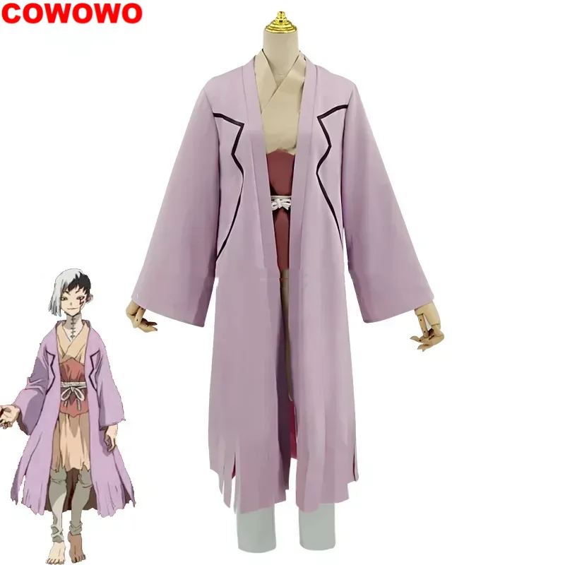 

COWOWO Asagiri Gen Cosplay Costume Unisex Adult Fancy Kimono Cute Outfits Suit Halloween Uniforms Custom Made