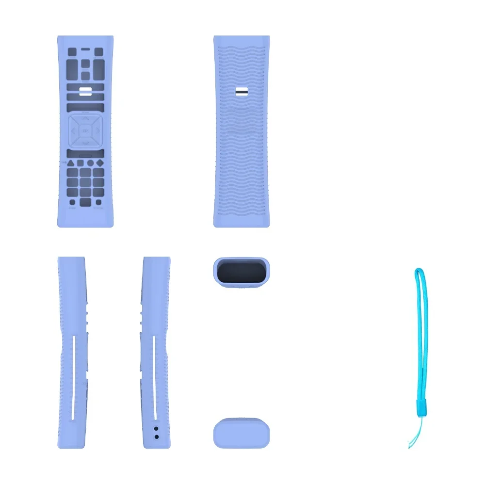 Protective Silicone Remote Case For xfinity xr11 Remote Controls Protective Case Simple Dustproof Protective Sleeve with Lanyard