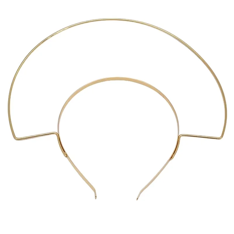 BoYuTe Custom Made (10 Pieces/Lot) Metal Iron Headband Crown Base Handmade Diy Tiara Jewelry Making Materials