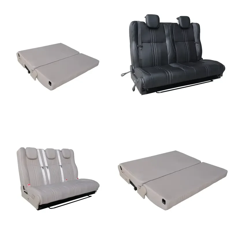 Suitable for Autoliuma Bifold Foldable Bench Seat with ISOFIX Swivel Mechanism Seat Belts-for RV Interior Accessories