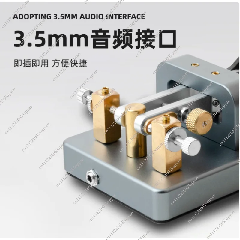 VK-6 Electric Automatic Key - Shortwave CW Radio Hand Key for Morse Code Shortwave Radio Station